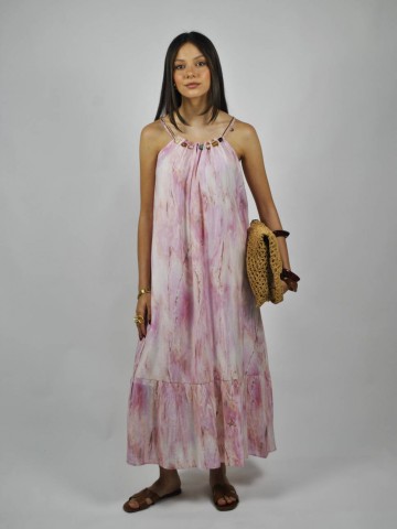 VESTIDO COMPRIDO EM