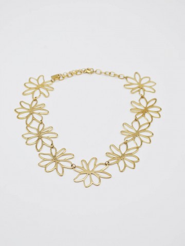 GARGANTILHA COM FLORES