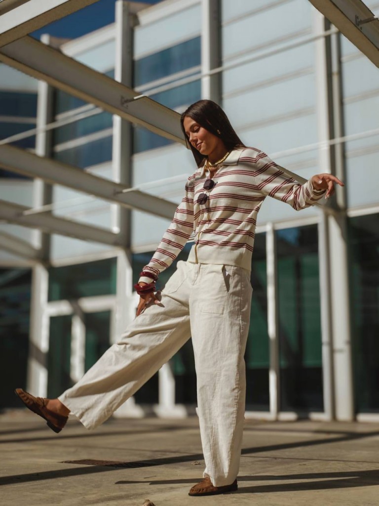 CARDIGAN DE MALHA COM GOLA...