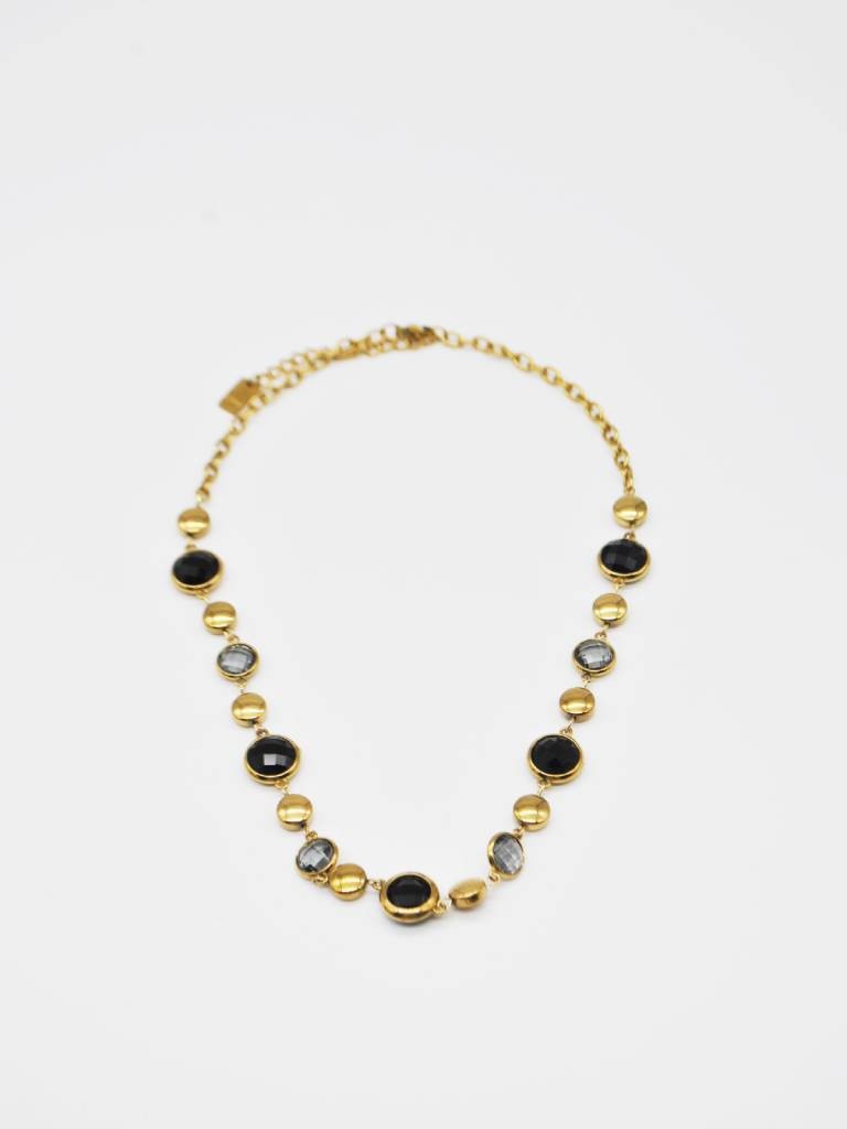 COLAR DOURADO COM PEDRAS...