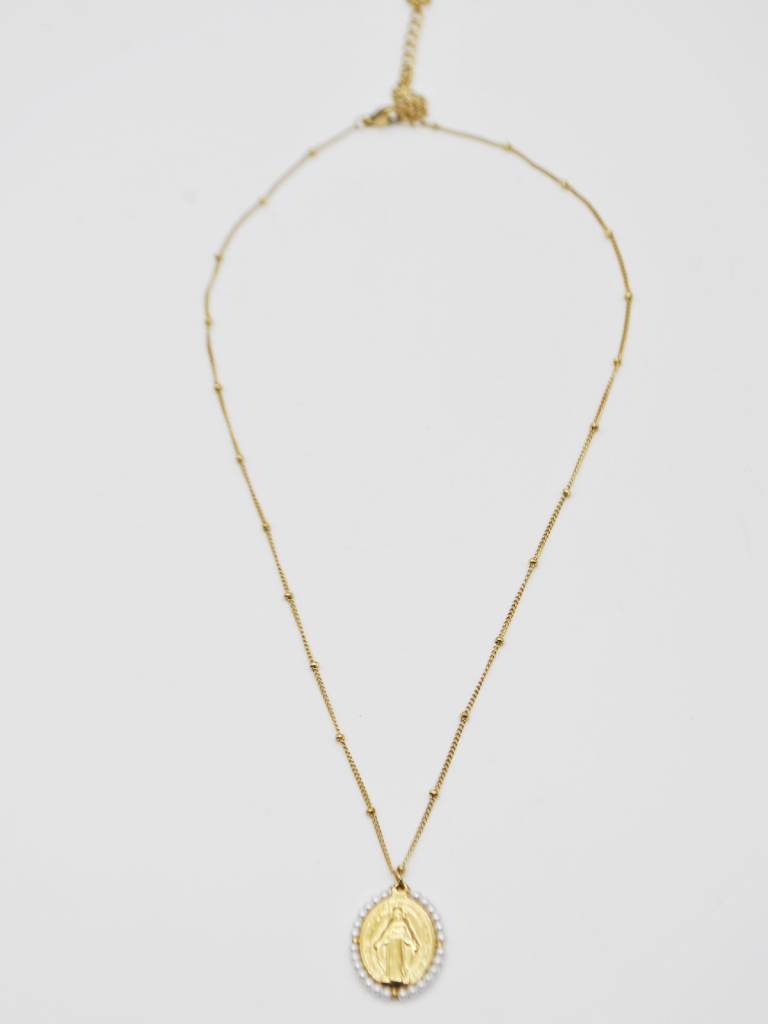 COLAR SANTINHA DOURADO