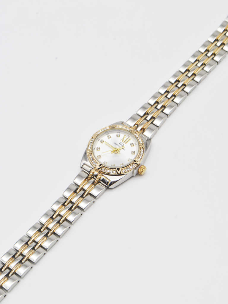 RELÓGIO BICOLOR REDONDO