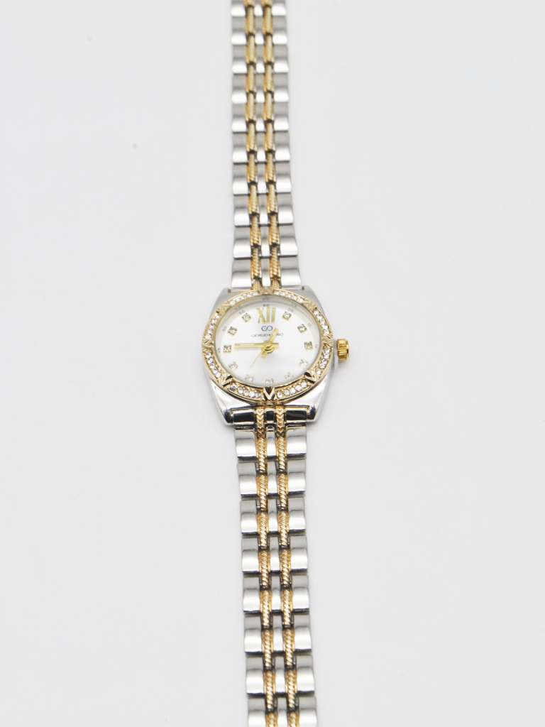 RELÓGIO BICOLOR REDONDO