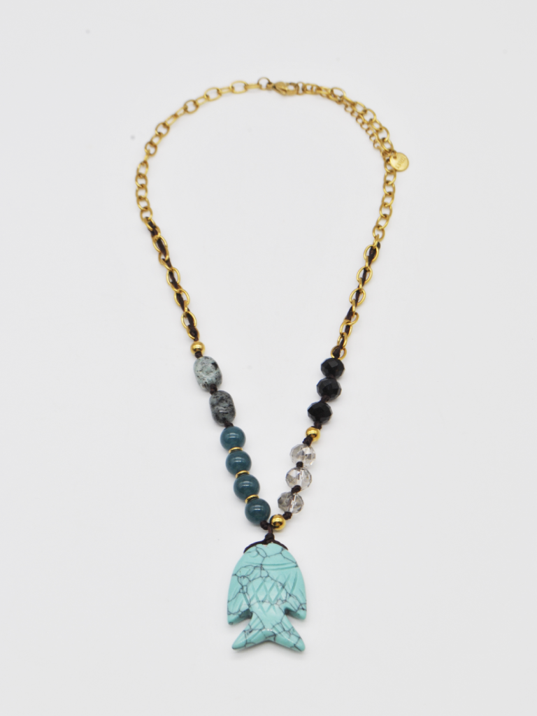 COLAR PENDENTE DE PEIXE