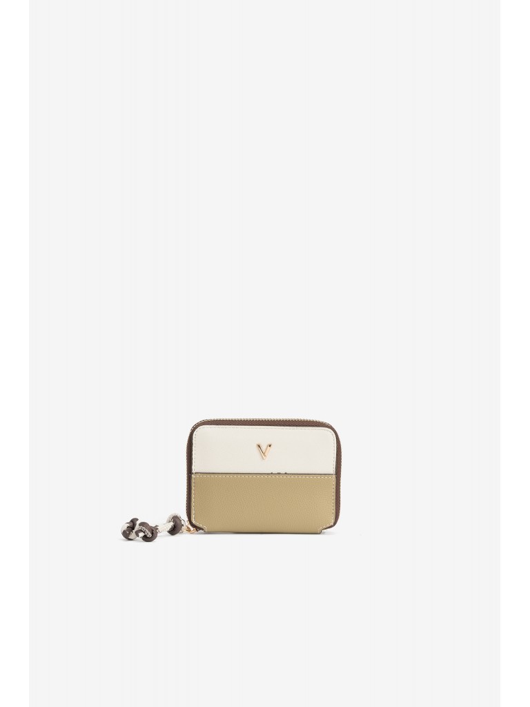 PORTA-MOEDAS COMPACTO BEGE